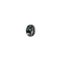 Madagascar 1.1CT Oval cut sapphire face-up view — Ruhuna Gemstones