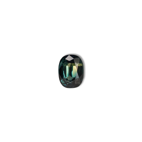 Australian Blue 2.20CT Oval cut sapphire face-up view — Ruhuna Gemstones