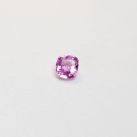 1.1 carat cushion cut pink sapphire