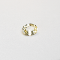 1.80 carat oval cut yellow ceylon sapphire