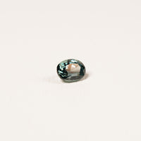 Madagascar 1.1CT Oval cut sapphire hand view — Ruhuna Gemstones