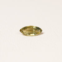 Madagascar Teal 1.55CT Marquise cut sapphire top-down view — Ruhuna Gemstones