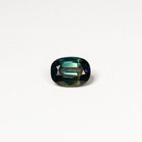 Australian Blue 2.20CT Oval cut sapphire top-down view — Ruhuna Gemstones