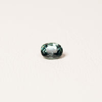 Madagascar 1.1CT Oval cut sapphire top-down view — Ruhuna Gemstones