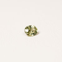 Madagascar Teal 1CT Oval cut sapphire hand view — Ruhuna Gemstones