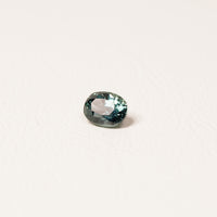 Madagascar 1.1CT Oval cut sapphire side profile — Ruhuna Gemstones
