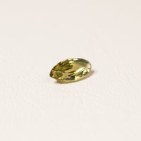 Madagascar Teal 1.55CT Marquise cut sapphire close-up detail — Ruhuna Gemstones
