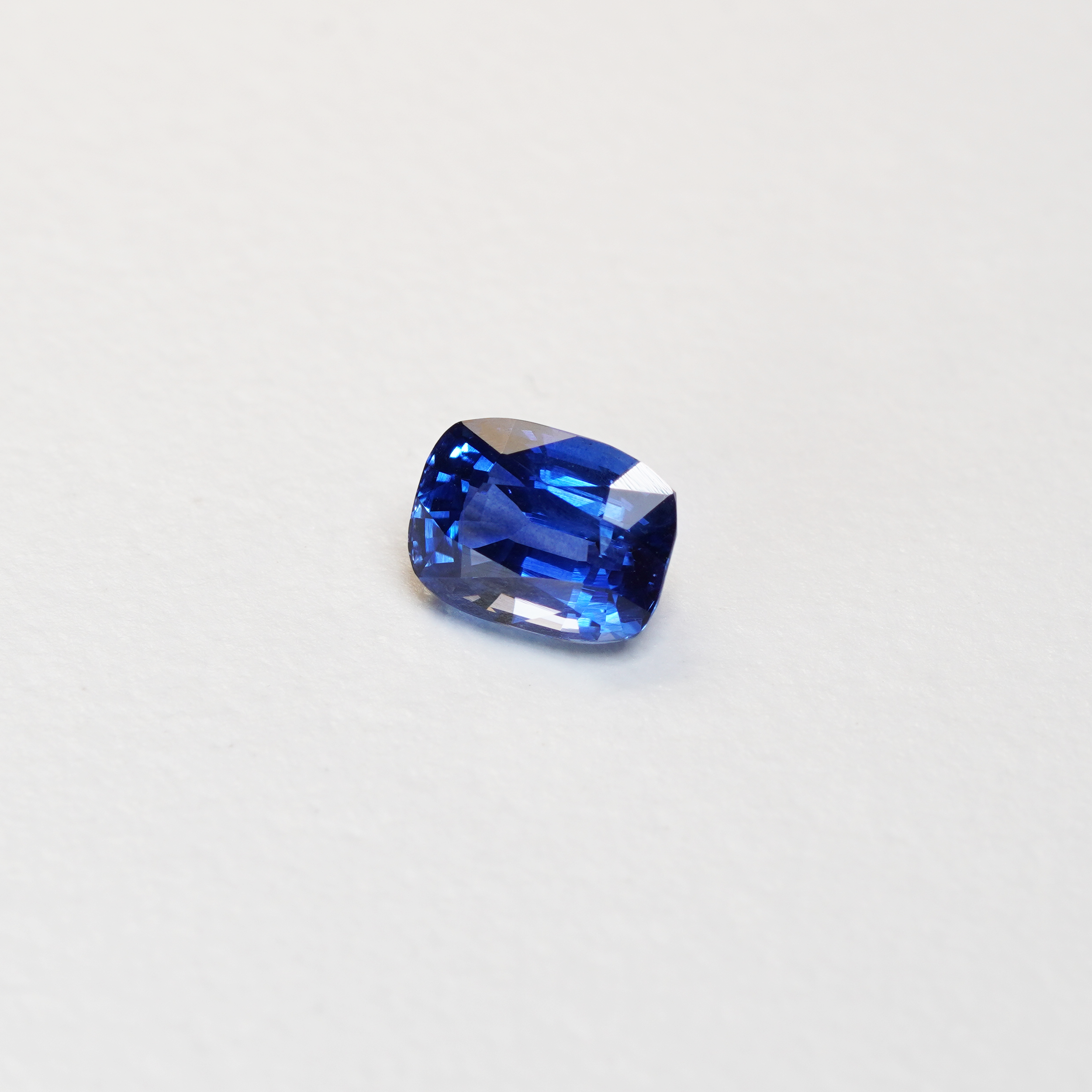 2.47 cushion cut ceylon blue sapphire