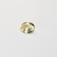 1.80 carat oval cut yellow ceylon sapphire