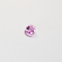 1.1 carat cushion cut pink sapphire