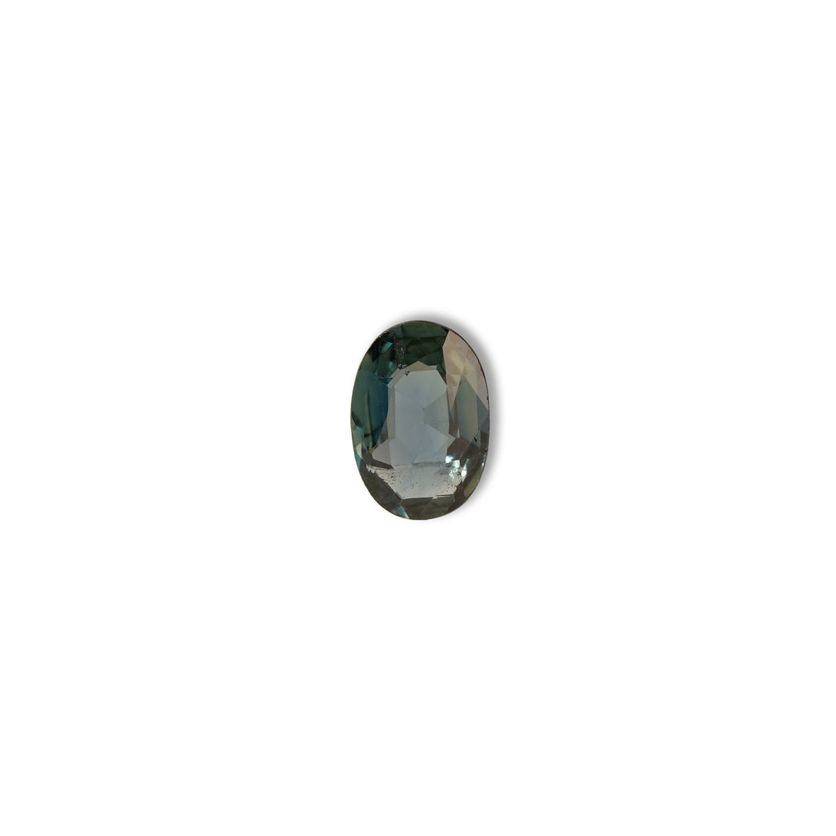 Madagascar 1.1CT Oval cut sapphire face-up view — Ruhuna Gemstones