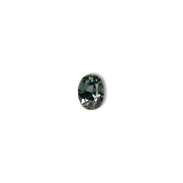 Madagascar 1.1CT Oval cut sapphire face-up view — Ruhuna Gemstones