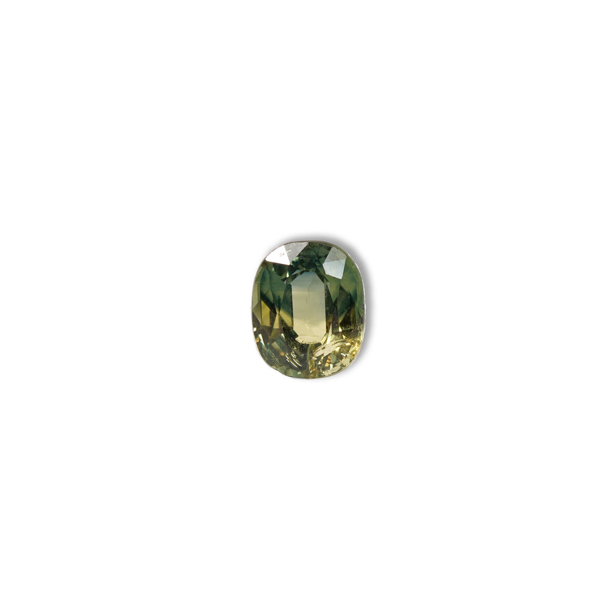 Australian Blue 1.85CT Cushion cut sapphire face-up view — Ruhuna Gemstones