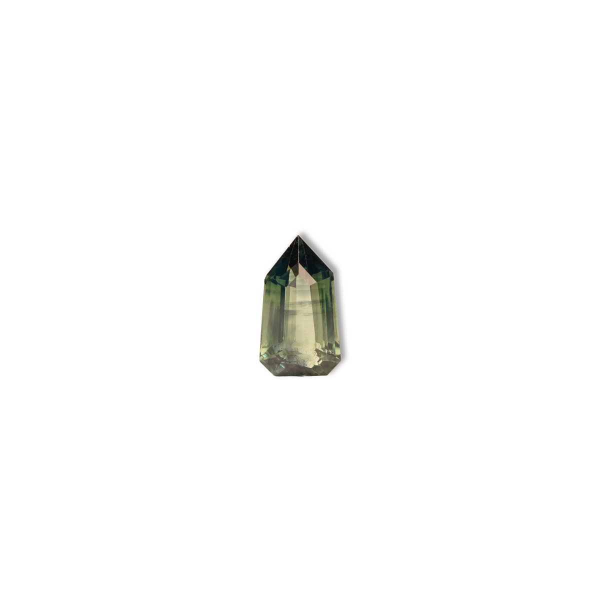 Madagascar 1.9CT sapphire face-up view — Ruhuna Gemstones
