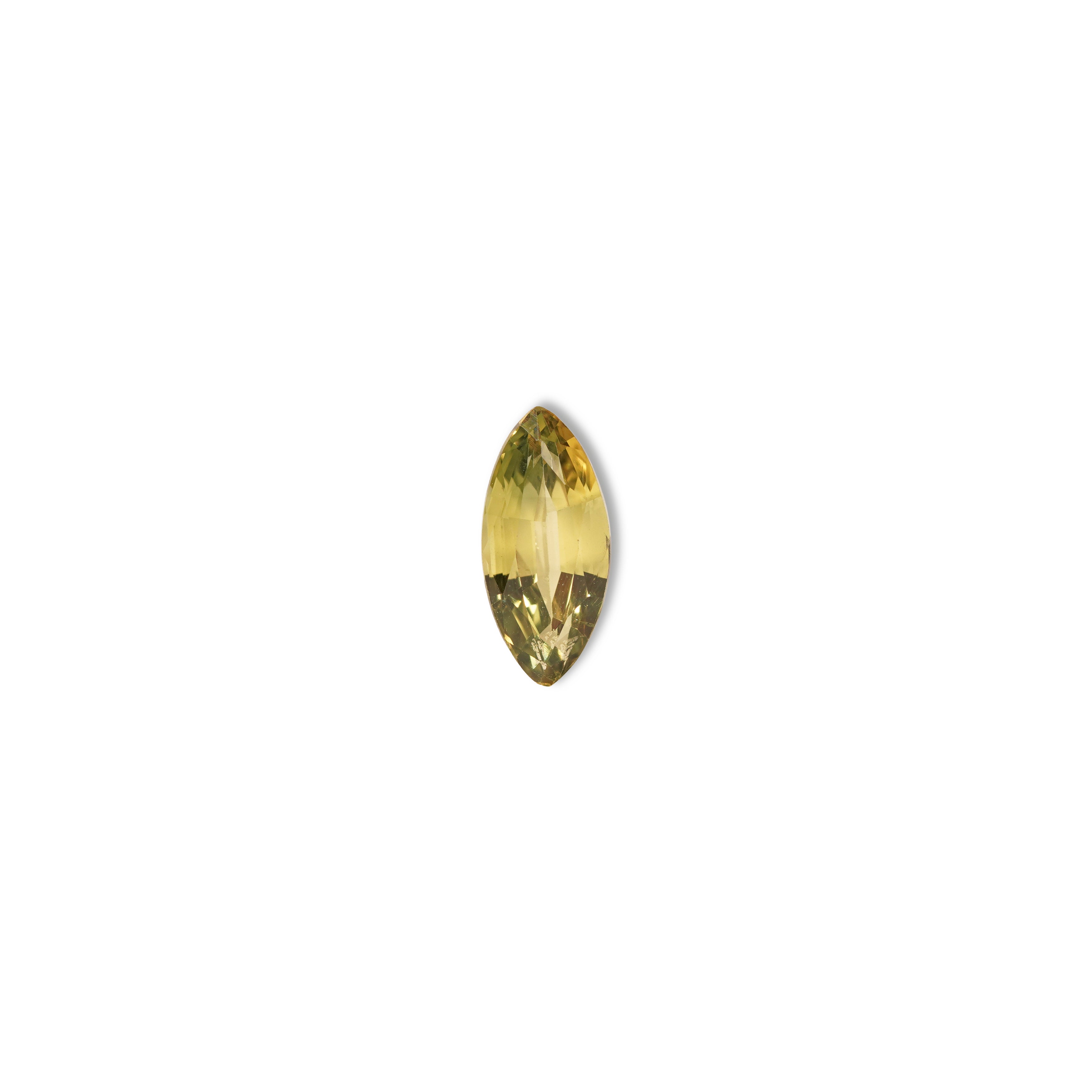 YELLOW-GREEN MARQUISE SAPPHIRE - 1.55CT