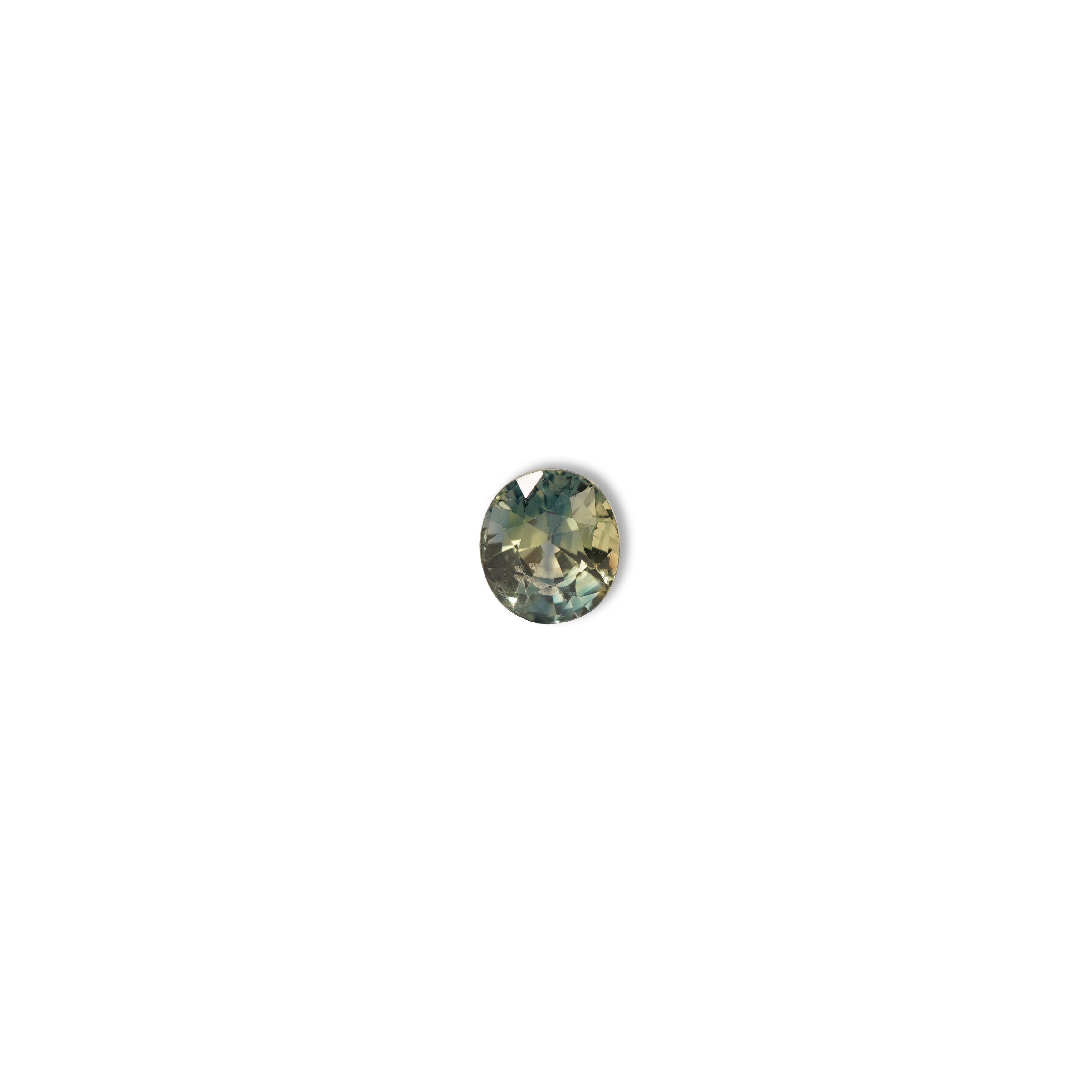 Madagascar 1CT Oval cut sapphire face-up view — Ruhuna Gemstones