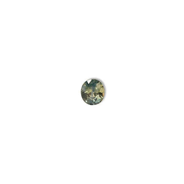 Madagascar 1CT Oval cut sapphire face-up view — Ruhuna Gemstones