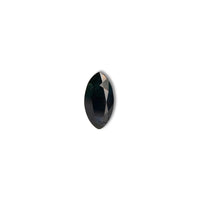 1.95ct Australian parti sapphire marquise — deep inky teal face-up with gold flash, face-up view — Ruhuna Gemstones