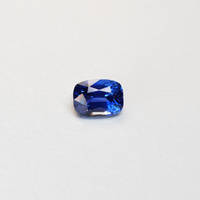 Ceylon Blue 2.47CT Nelum Trilogy 2.47Ct engagement ring side profile — Ruhuna Gemstones