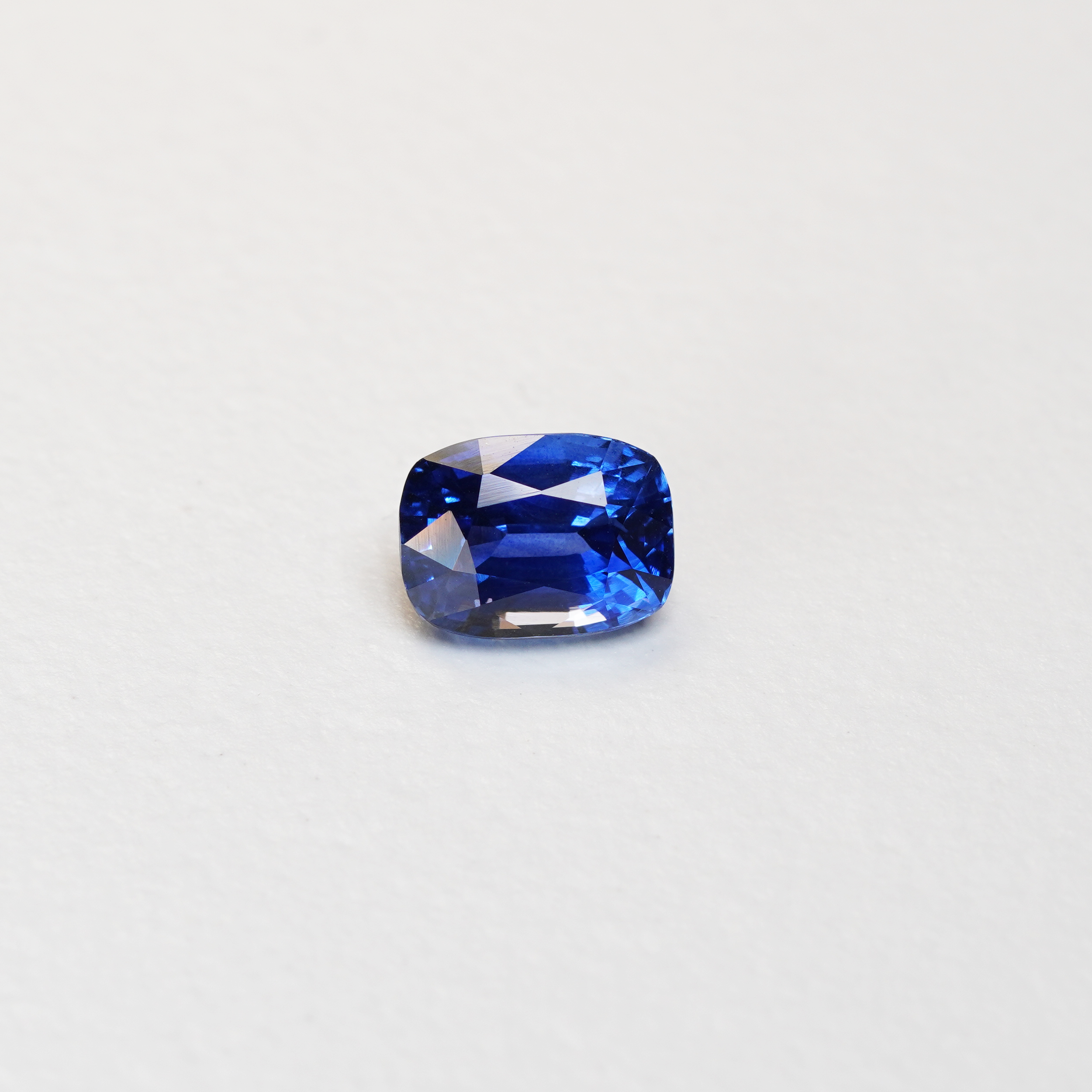 2.47 cushion cut ceylon blue sapphire