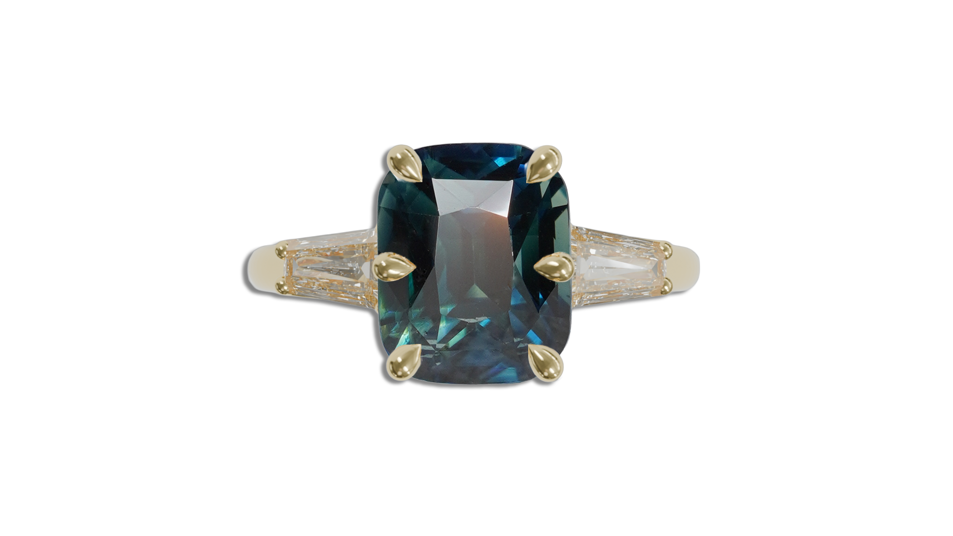 Araliya Trilogy 2.64ct Unheated Teal ‘Lagoon’ Sapphire