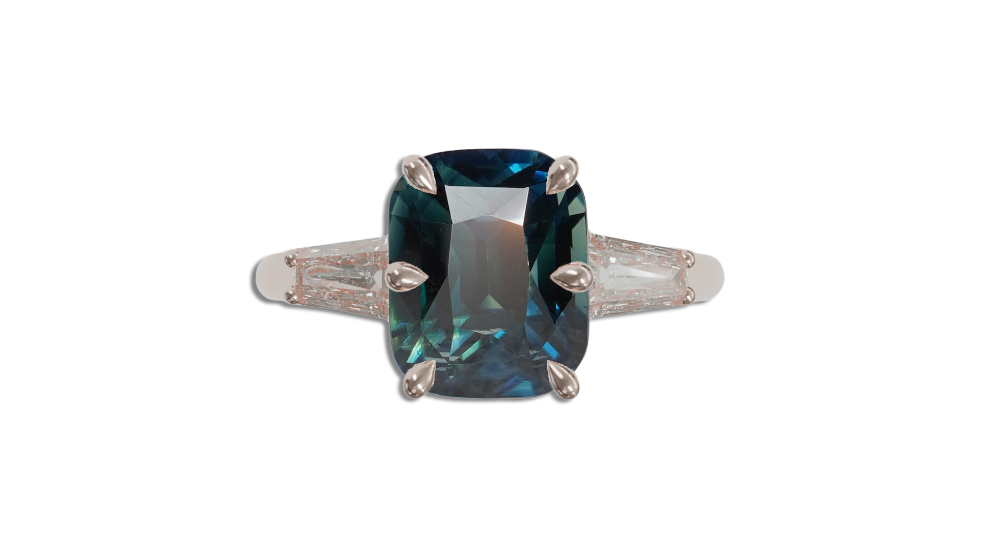 Araliya Trilogy 2.64ct Unheated Teal ‘Lagoon’ Sapphire