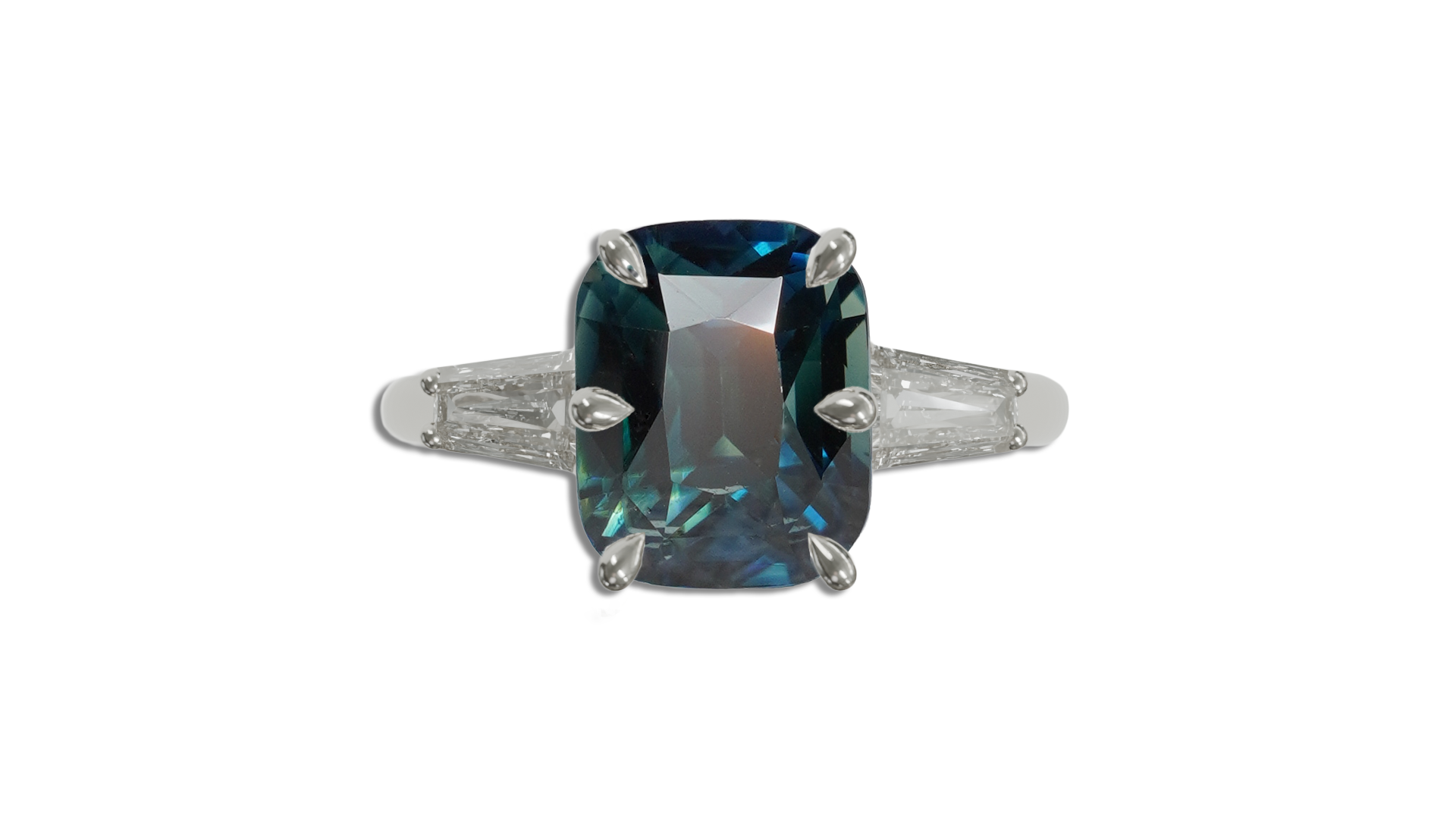 Araliya Trilogy 2.64ct Unheated Teal ‘Lagoon’ Sapphire
