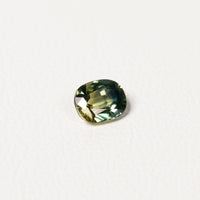 Australian Blue 1.85CT Cushion cut sapphire hand view — Ruhuna Gemstones