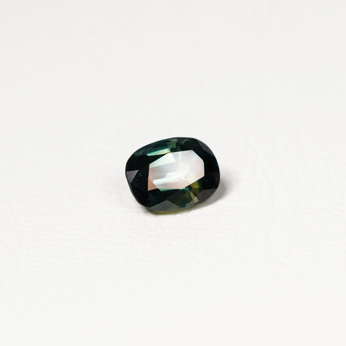Australian Blue 2.20CT Oval cut sapphire hand view — Ruhuna Gemstones