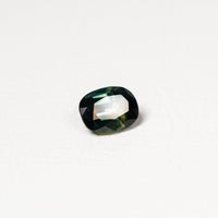 Australian Blue 2.20CT Oval cut sapphire hand view — Ruhuna Gemstones