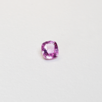 1.1 carat cushion cut pink sapphire