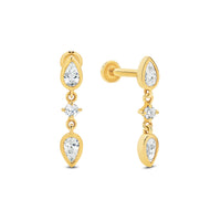 Australian Yellow 0.33CT Ariya side profile — Ruhuna Gemstones