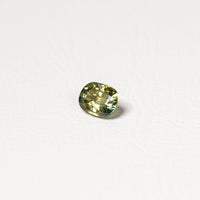 Australian Yellow 1CT Oval cut sapphire side profile — Ruhuna Gemstones
