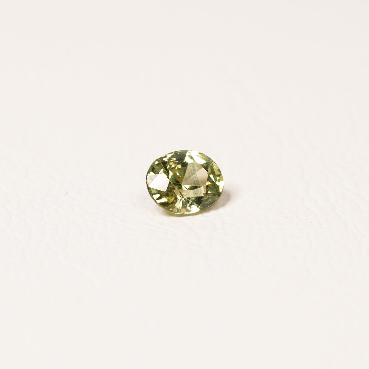 Madagascar Teal 1CT Oval cut sapphire hand view — Ruhuna Gemstones