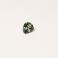 Madagascar 1.25CT Pear cut sapphire hand view — Ruhuna Gemstones