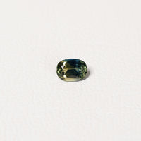 Australian Blue 0.8CT Oval cut sapphire side profile — Ruhuna Gemstones
