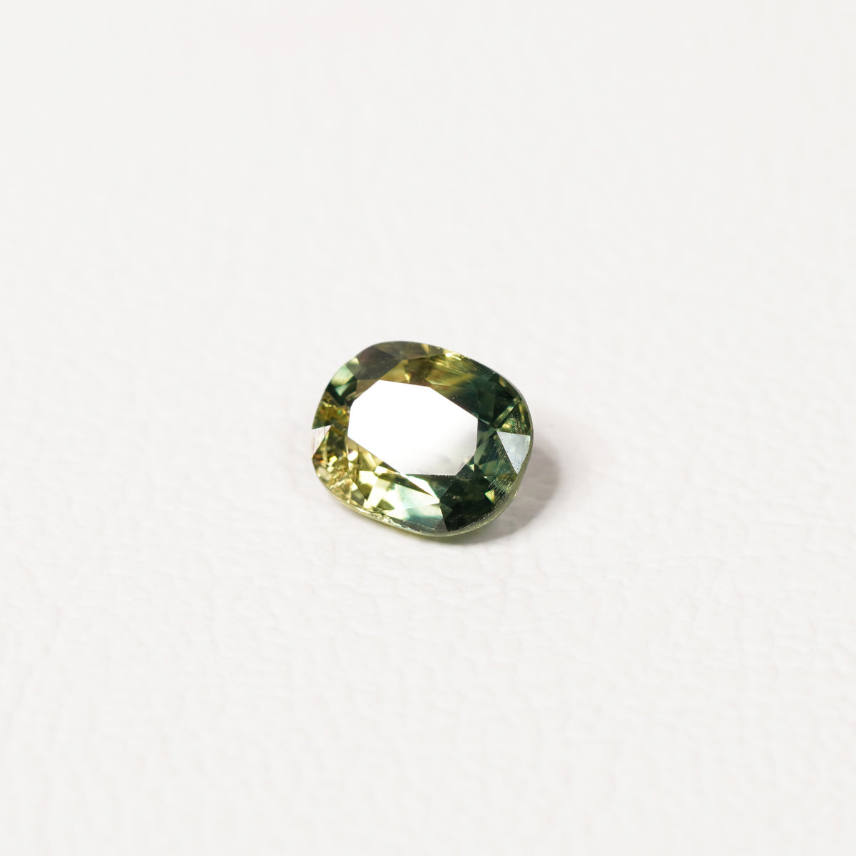 Australian Blue 1.85CT Cushion cut sapphire side profile — Ruhuna Gemstones