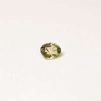 Madagascar Teal 1CT Oval cut sapphire hand view — Ruhuna Gemstones