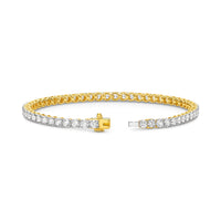 Australian Yellow 5.0CT Nila 5.0 Carat top-down view — Ruhuna Gemstones