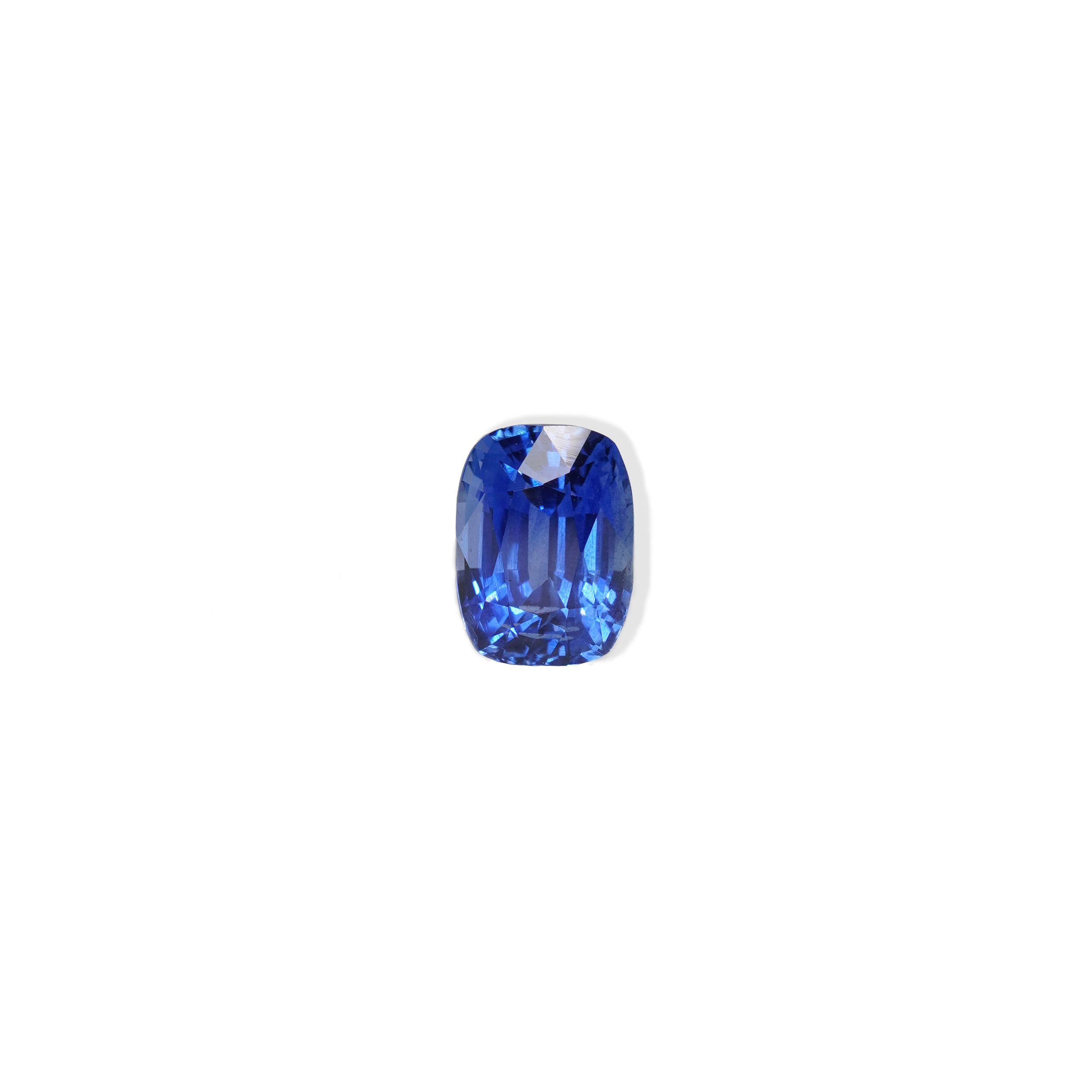 2.47 cushion cut ceylon blue sapphire