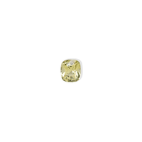 1.1 carat cushion cut yellow sapphire