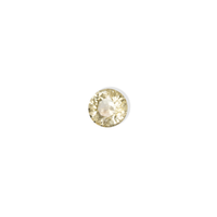 1.56 carat round cut yellow ceylon sapphire