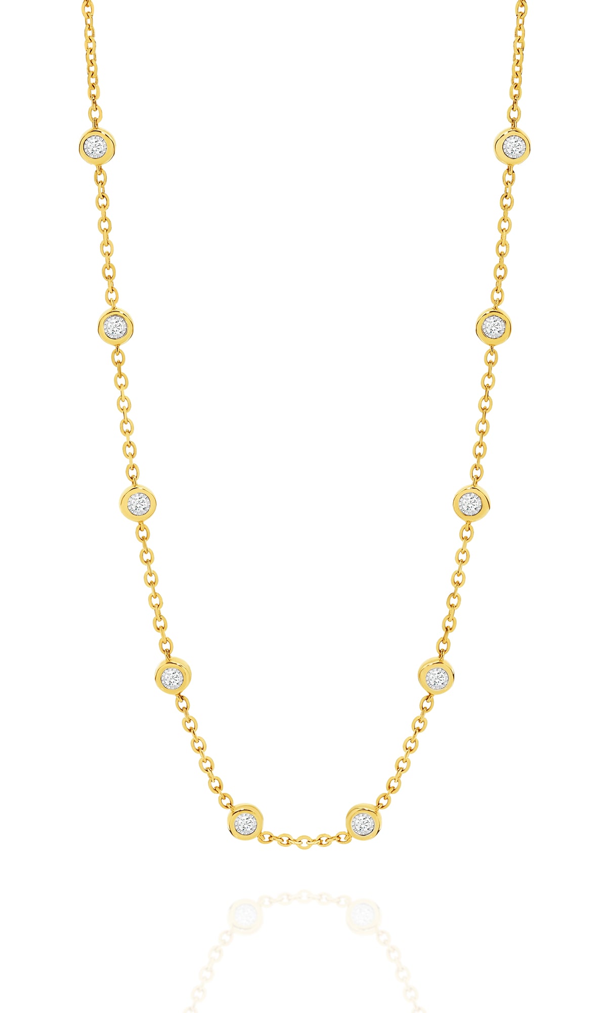 Australian Yellow 0.6CT Talira sapphire necklace — Ruhuna Gemstones
