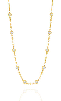 Australian Yellow 0.6CT Talira sapphire necklace — Ruhuna Gemstones