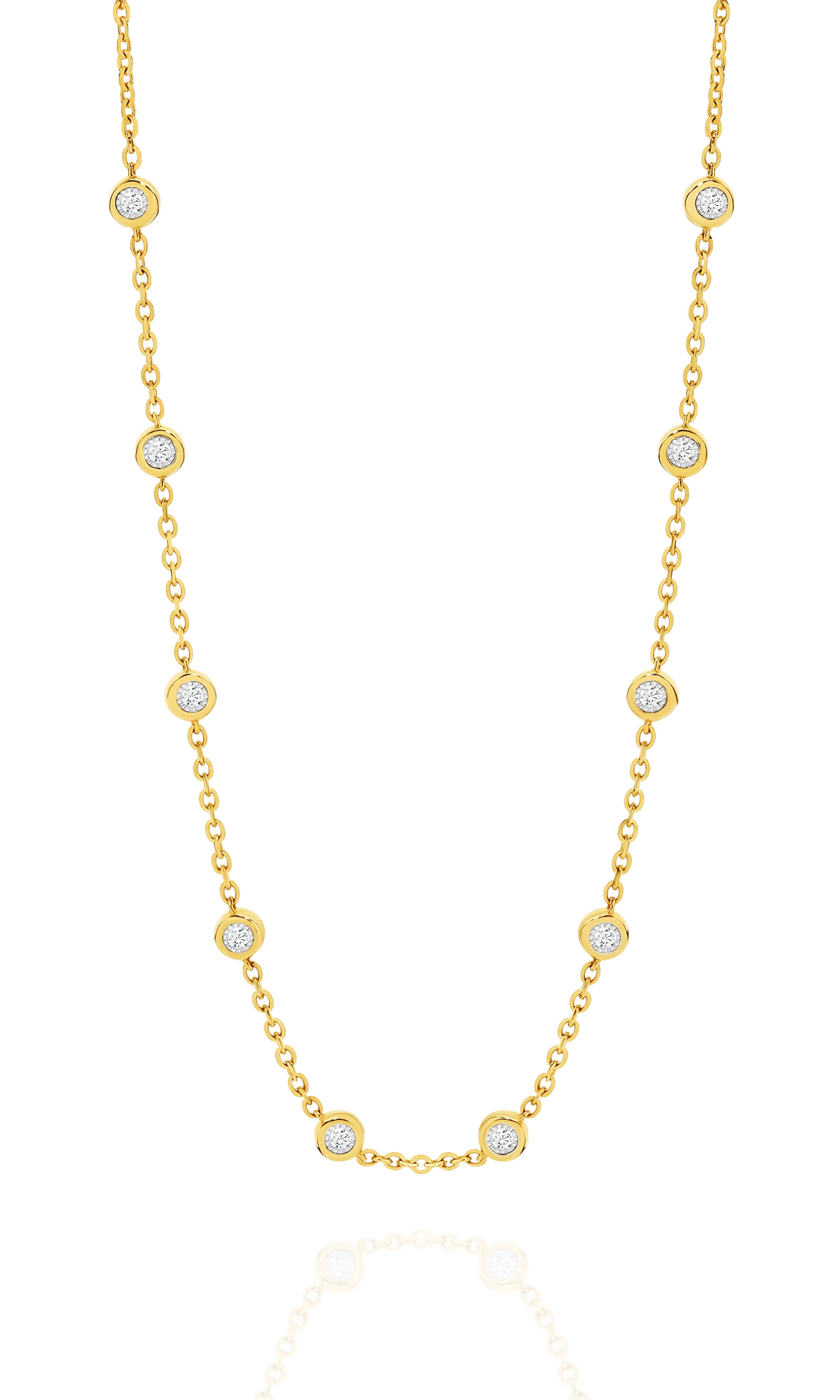 Australian Yellow 0.6CT Talira sapphire necklace — Ruhuna Gemstones