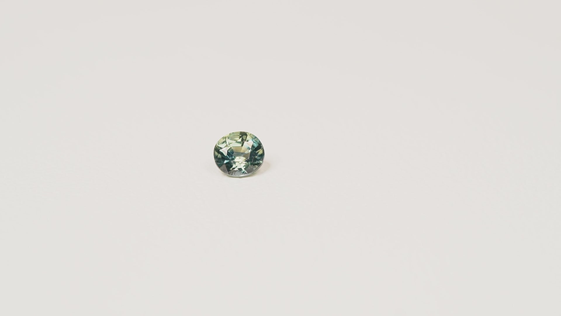 TEAL OVAL SAPPHIRE - 1CT