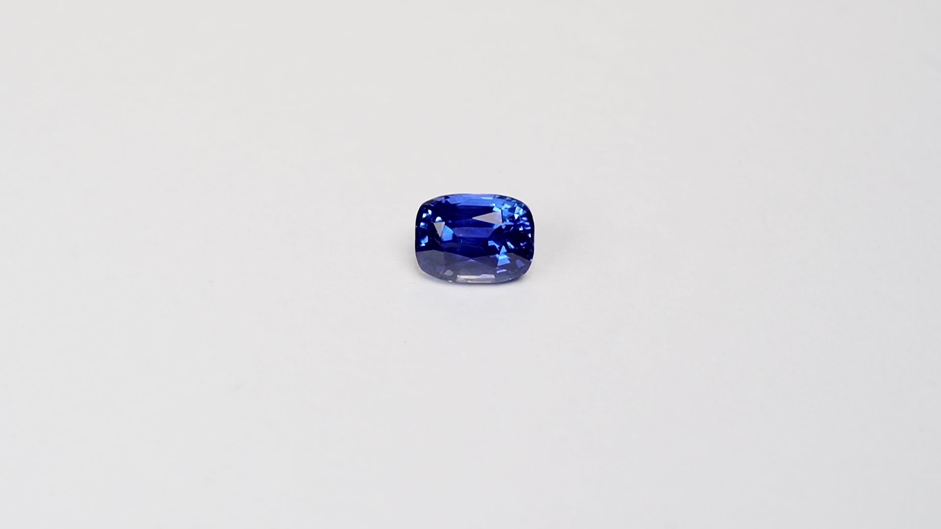 2.47 cushion cut ceylon blue sapphire