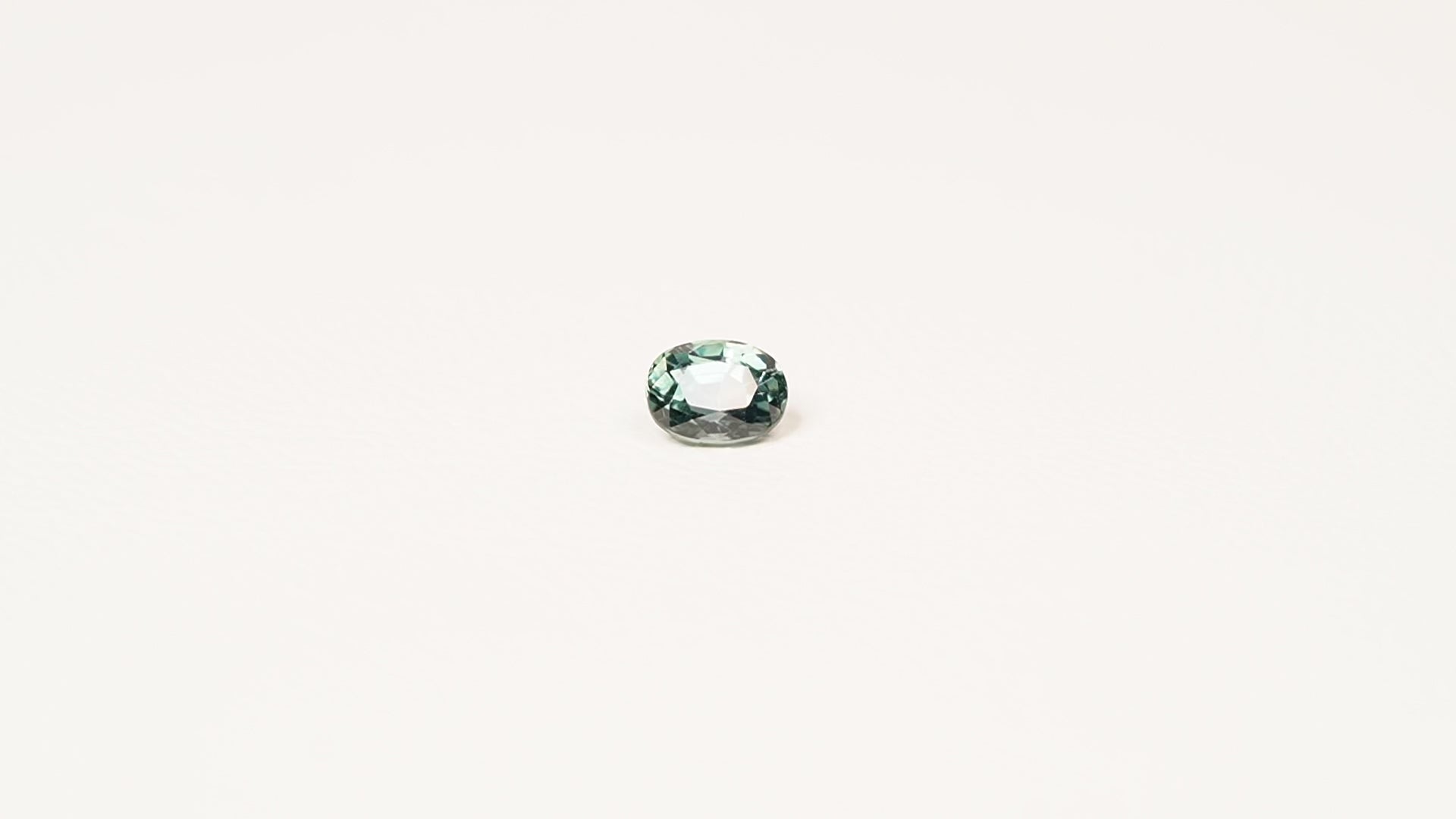 TEAL OVAL SAPPHIRE - 1.1CT