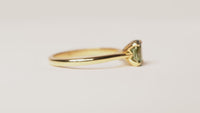 NELUM 1.2CT TEAL SAPPHIRE SOLITAIRE RING