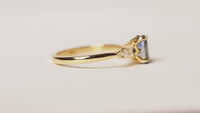 ARALIYA 1.5CT BLUE SAPPHIRE TRILOGY RING